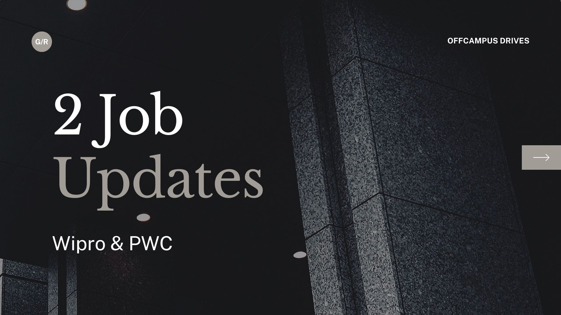 2 Job Updates - Wipro & PWC