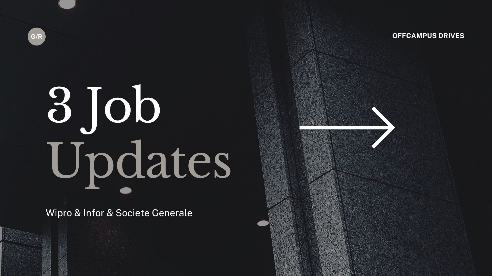 3 Job Updates Fo Fresher's & Experienced