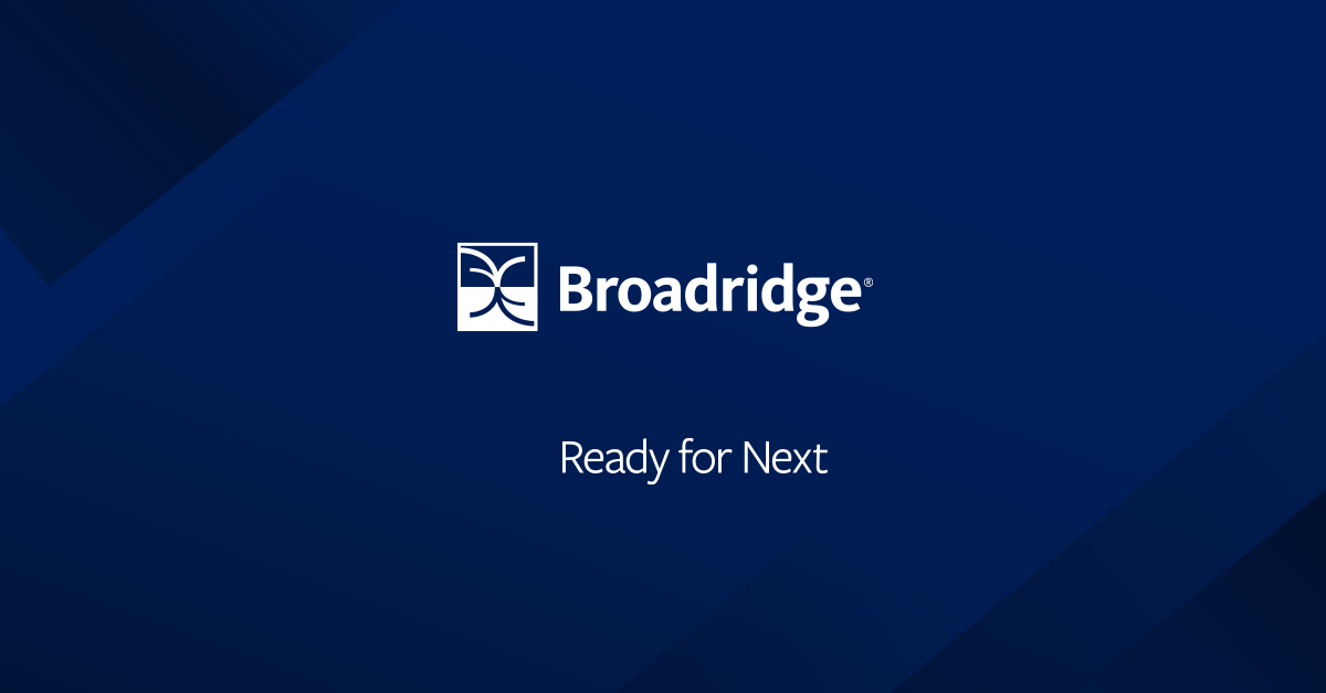 Broadridge Hiring For Software Engineering